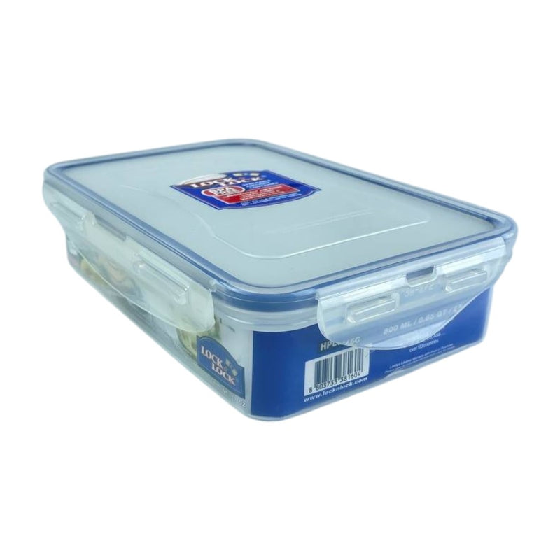 Look & Lock Airtight Divided Food Storage Container, 800ml, BPA-Free, Leakproof, Stackable