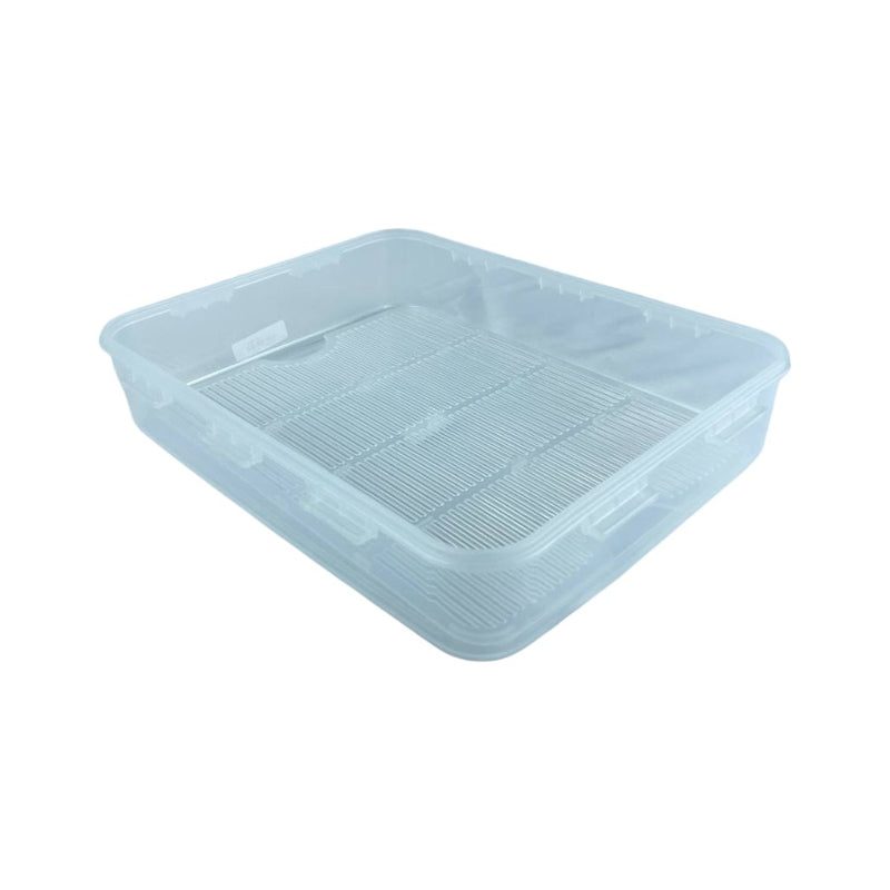 Look & Lock Airtight Food Container With Tray, 2.7L Capacity, BPA-Free, Durable And Stackable