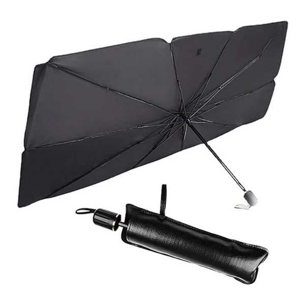 Foldable Car Windshield Sunshade Umbrella - Heat-Resistant And UV-Blocking Design For Maximum Interior Protection