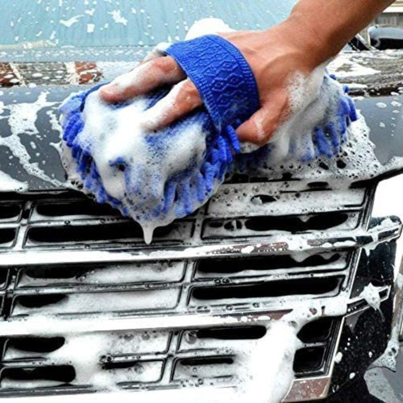 Car Wash Glove Car Hand Soft Towel Microfiber - Multi Colors - Cupindy