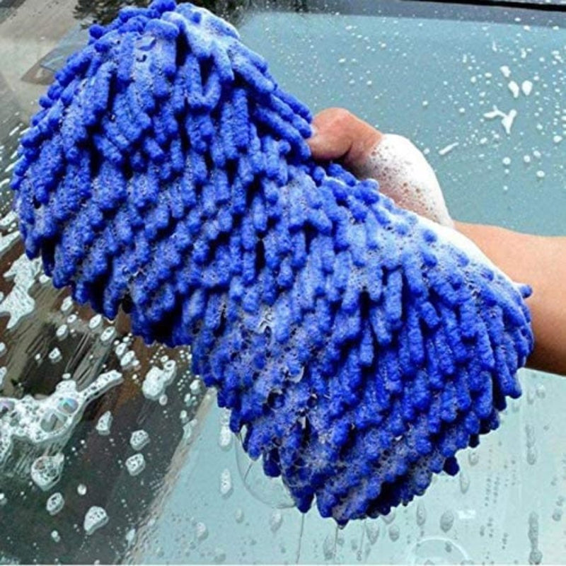 Car Wash Glove Car Hand Soft Towel Microfiber - Multi Colors - Cupindy