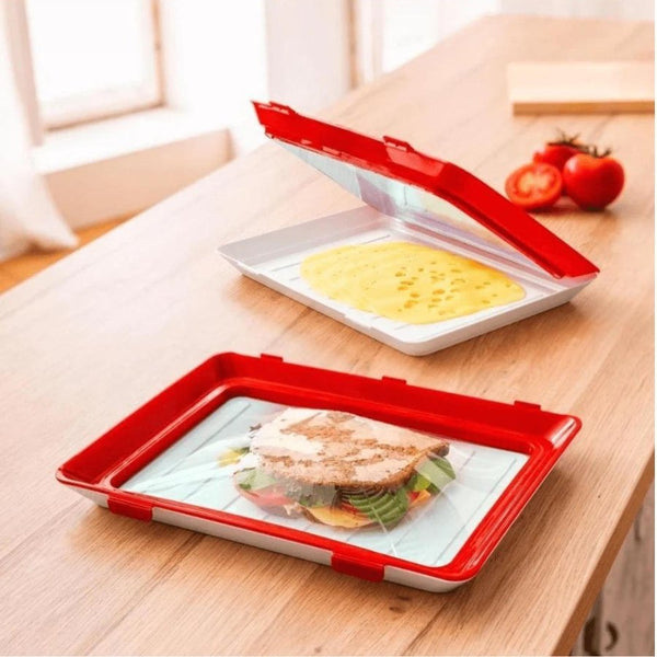 Kitchen Accessories Clever Tray Creative Food Preservation Plastic