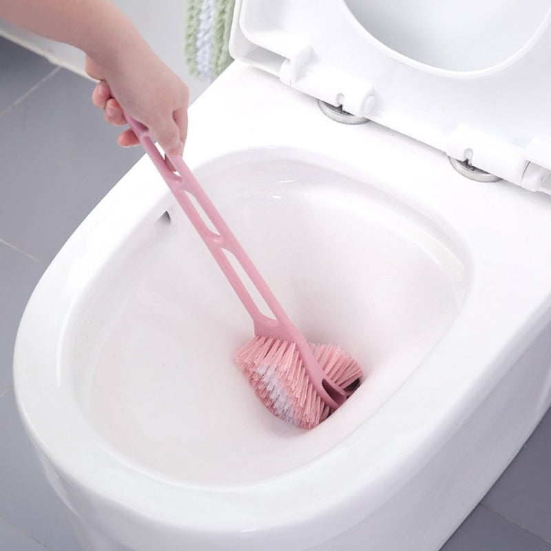 1pc Creative Long-handled Nordic Toilet Brush With No Dead Corners, Perfect  For Bathroom Cleaning