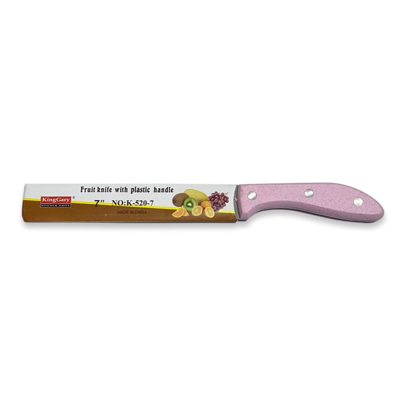 King Gary Stainless Steel Fruit Knife With Plastic Handle - 27 cm - Cupindy