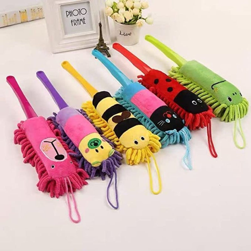 Microfiber Cute Cartoon Chenille Cleaner Window Duster- Multicolor - Cupindy