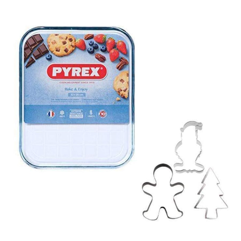 Pyrex Bake & Enjoy Glass Multipurpose Cooking Sheet Tray 32 x 26cm