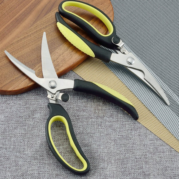 Kitchen Scissors, Kitchen Shears Multi Purpose Non Slip Sharp Stainless  Steel, Kitchen Aid, Pizza Poultry Fish Scissors - AliExpress