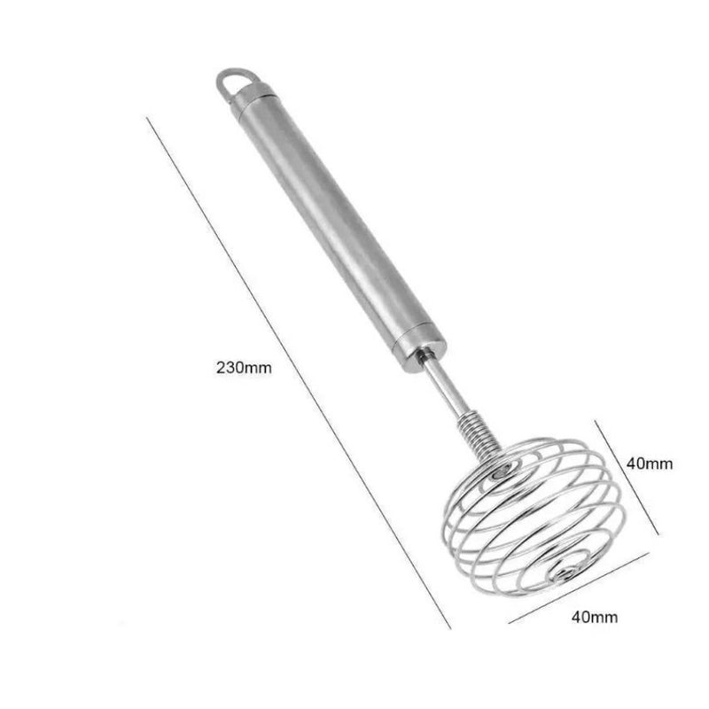 Stainless Steel Manual Eggbeater Hand Egg Mixer - Cupindy