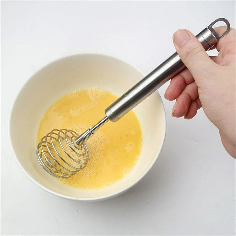 Stainless Steel Manual Eggbeater Hand Egg Mixer - Cupindy