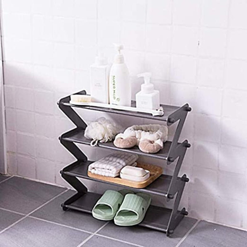 Z-Shaped Shoe Rack - 4 Layers - Cupindy